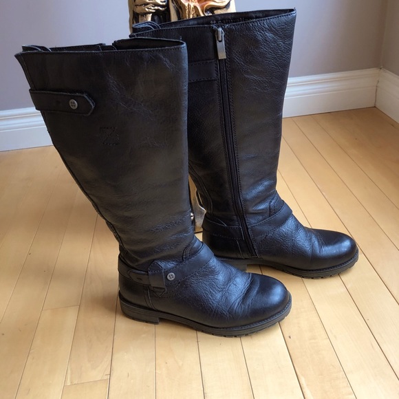 Naturalizer Women’s 6W, Comfort Wide Calf Leather Boots, EUC - Picture 2 of 11